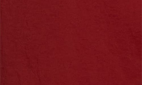 Renaissance Renaissance Jill Taffeta Button-up Shirt In Burgundy