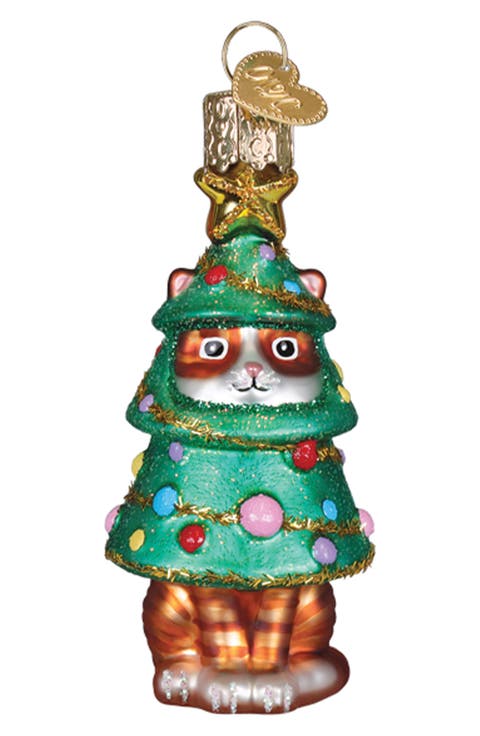 Meowmas Tree Christmas Ornament