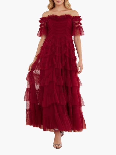 Aviana Off-Shoulder Gown