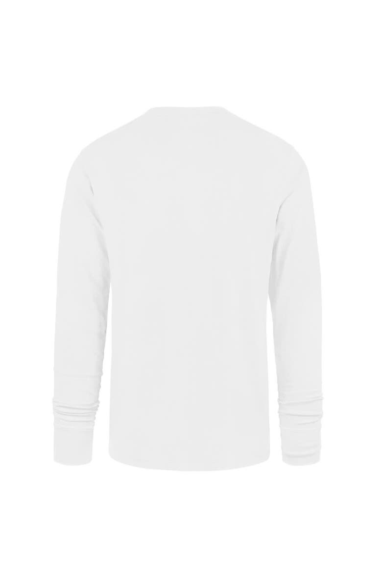 Men's '47  White Minnesota Vikings Imprint Long Sleeve T-Shirt, Alternate, color, White