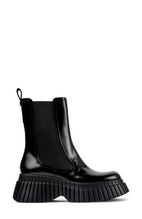 Camper Bcn Elasticated-panel Ankle Boots In Black