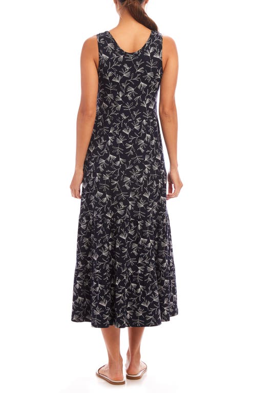 Karen Kane Floral Tiered Midi Dress In Print