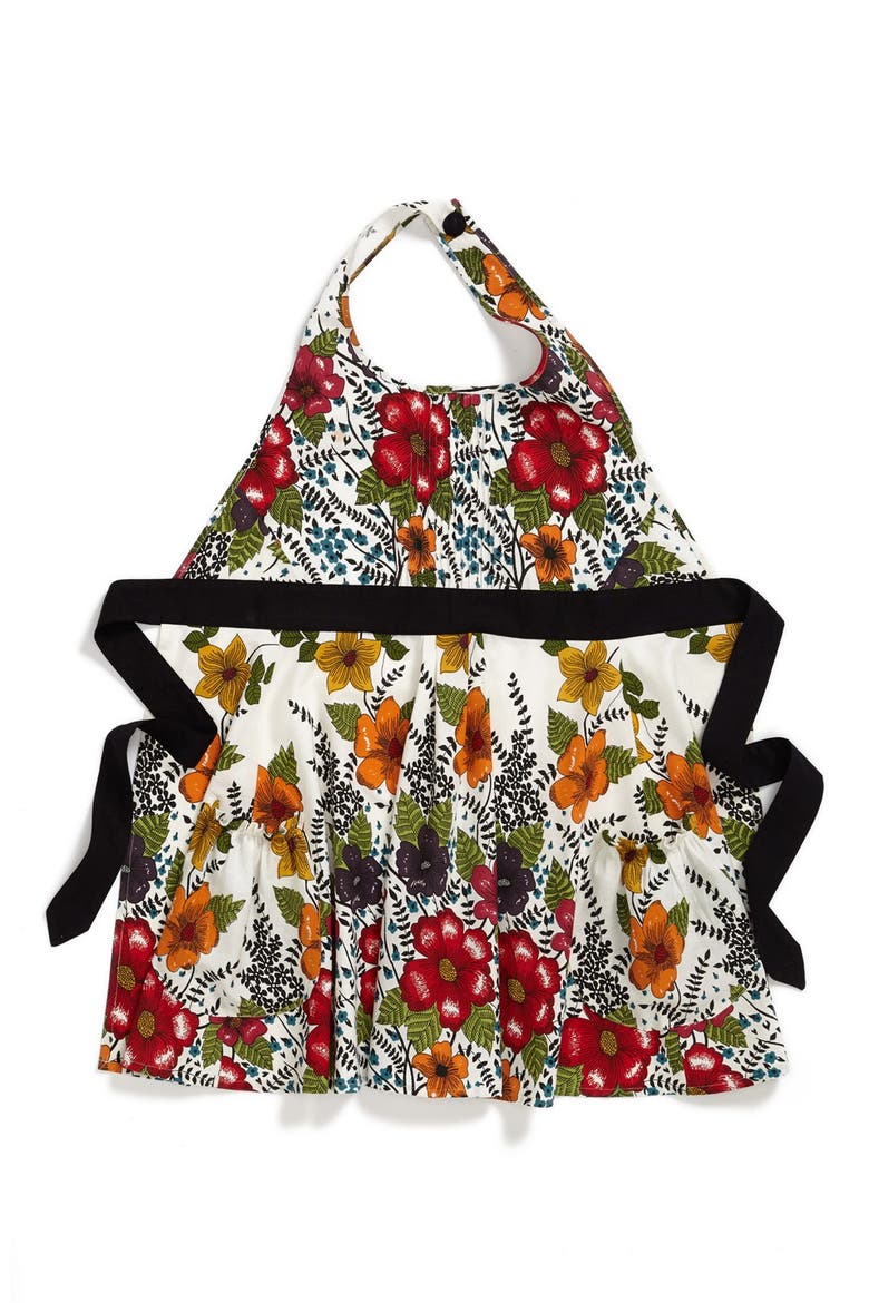 'India Flower' Apron, Alternate, color, MULTI