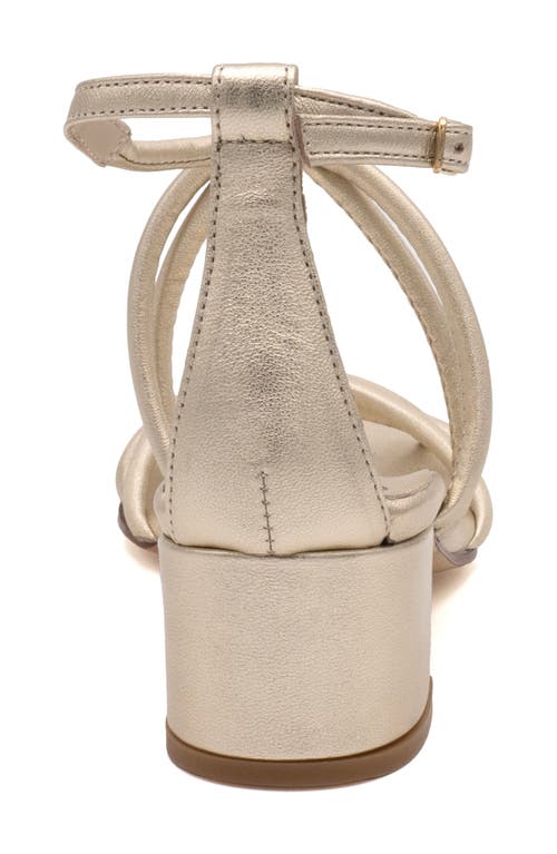 Amalfi By Rangoni Manchester Ankle Strap Sandal In Polaris Etoile