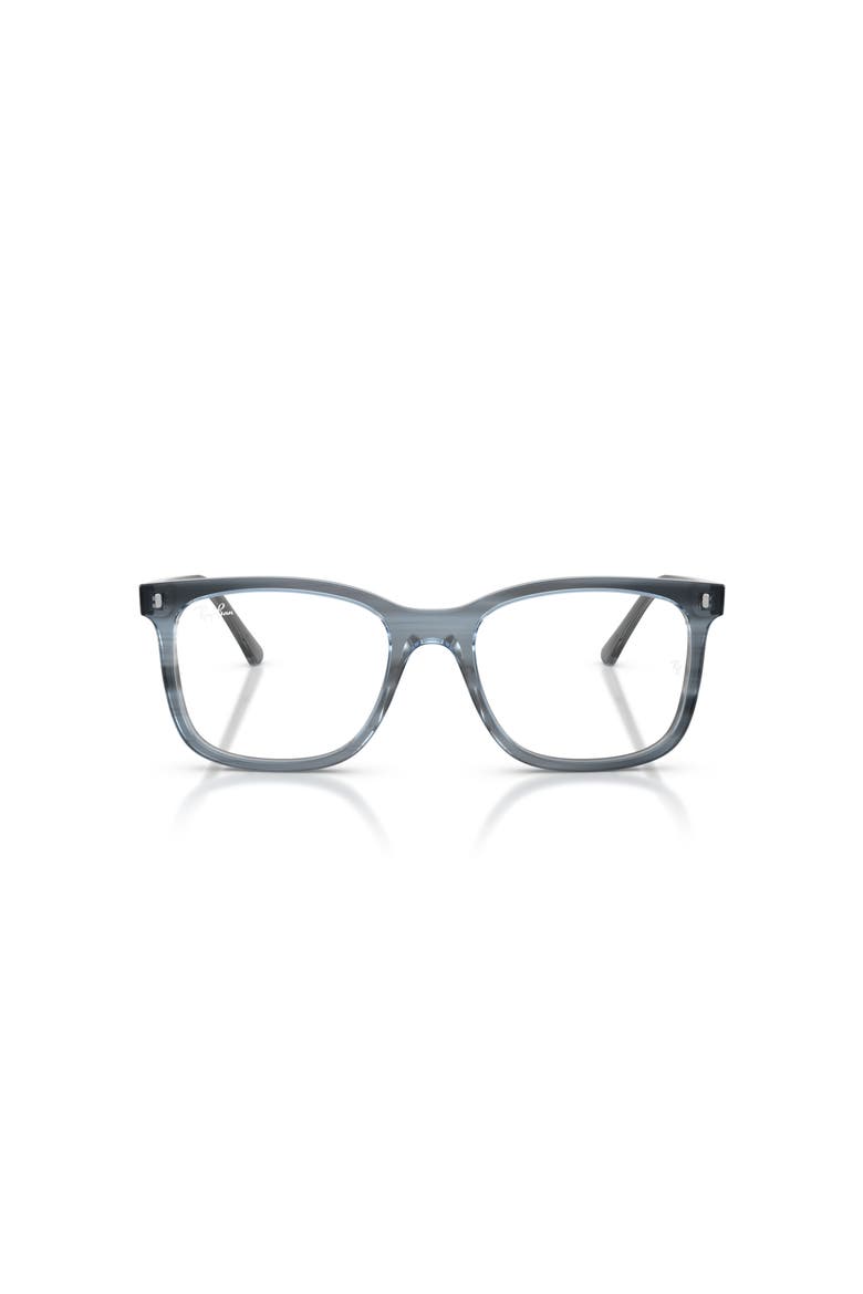 53mm Square optical glasses, Alternate, color, Blue