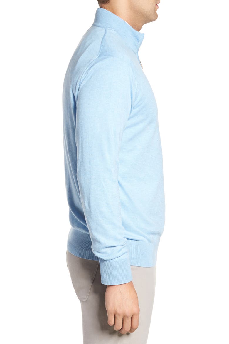 Crown Soft Quarter-Zip Pullover, Alternate, color, TAR HEEL BLUE