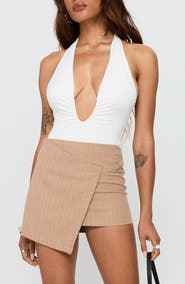 Princess Polly Emmalyne Plunge Neck Halter Bodysuit