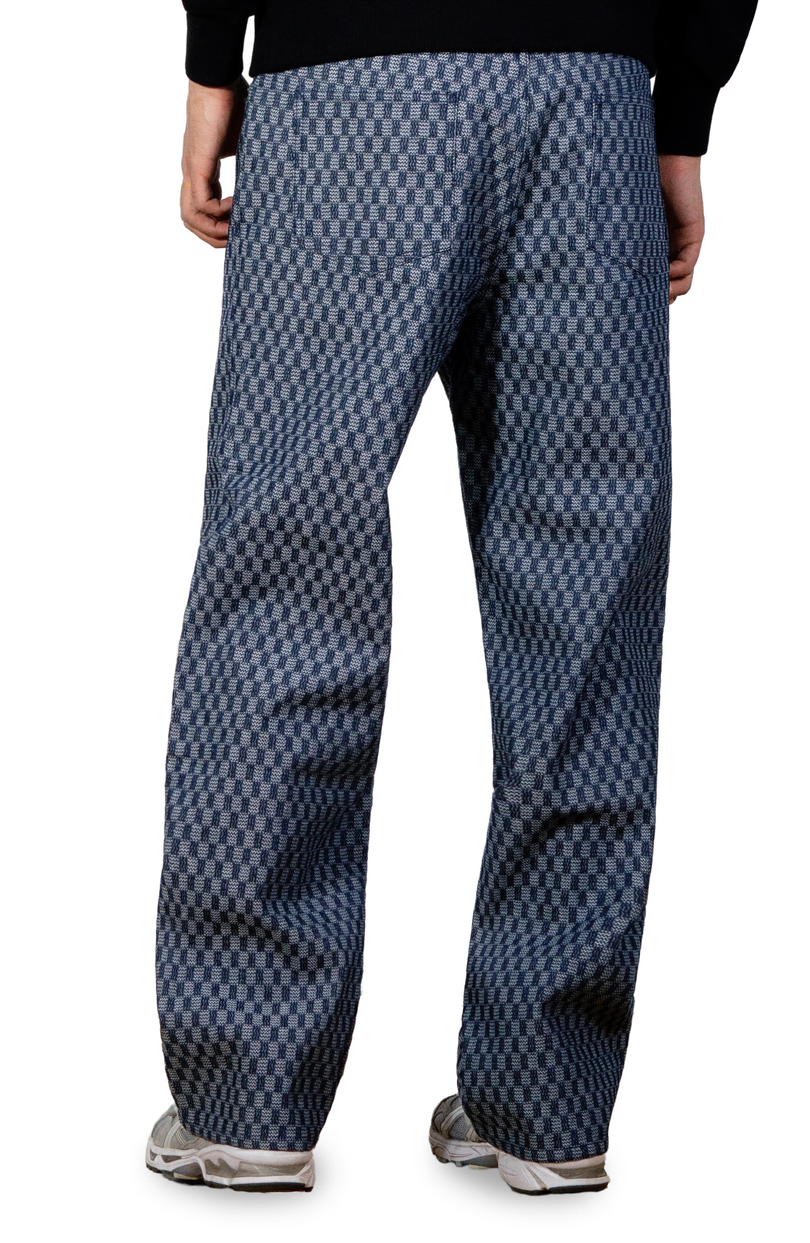 Formula Check Baggy Wide Leg Jeans - image 2