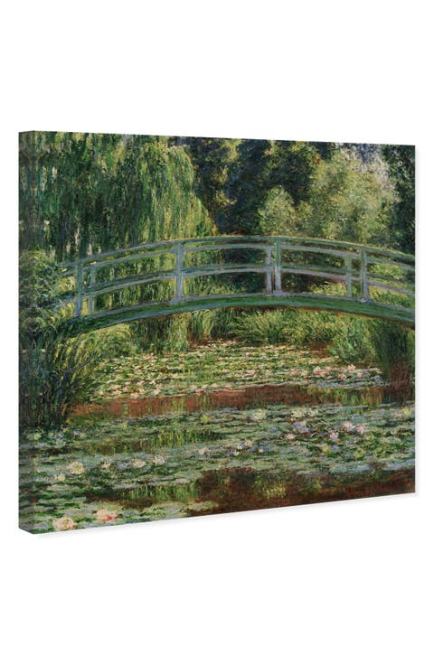 Monet The Japanese Footbridge Canvas Wall Art