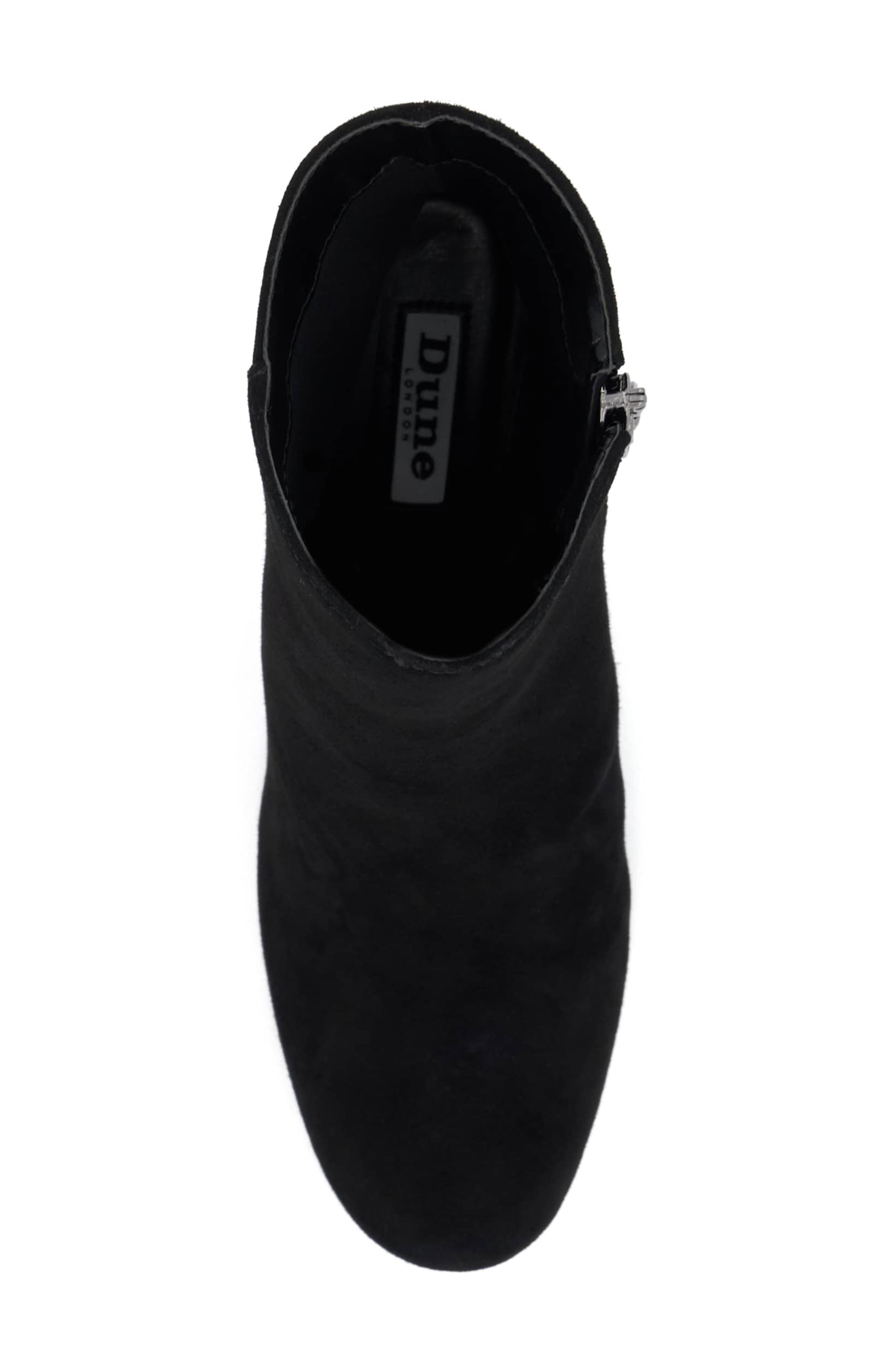 Dune London Ottack Bootie, Alternate, color, Black-Suede