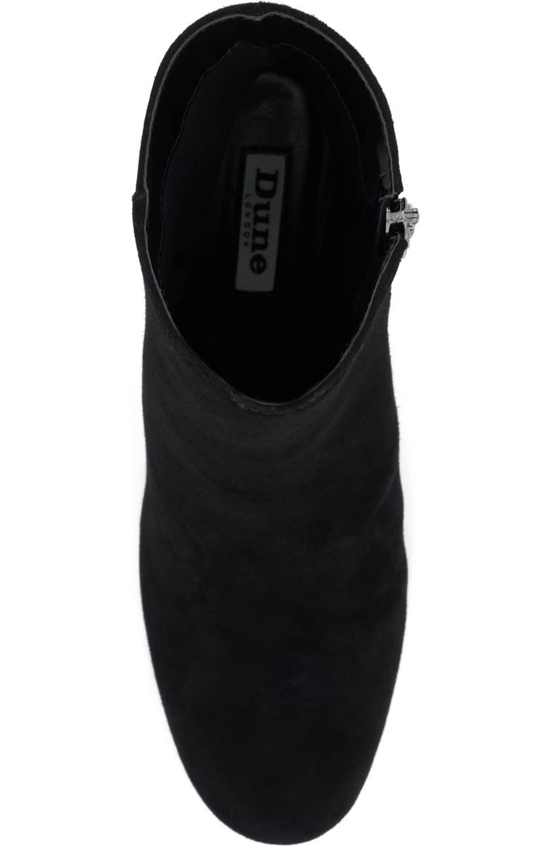 Dune London Ottack Bootie, Alternate, color, Black-Suede