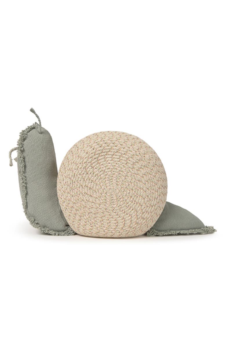 Lorena Canals Big Snail Basket, Main, color, Blue Sage Natural