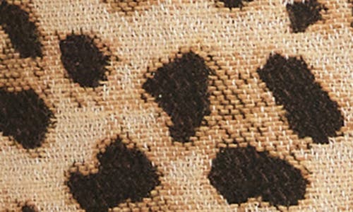 Karen Kane Leopard Print Jacquard Blazer In Brown