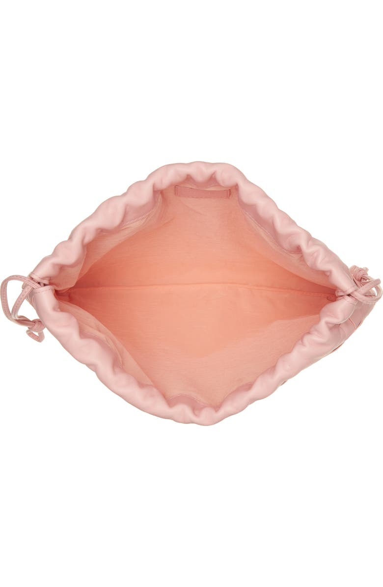 Bottega Veneta Medium Dustbag Intrecciato Leather Shoulder Bag, Alternate, color, 6858 Rose-Muse Brass