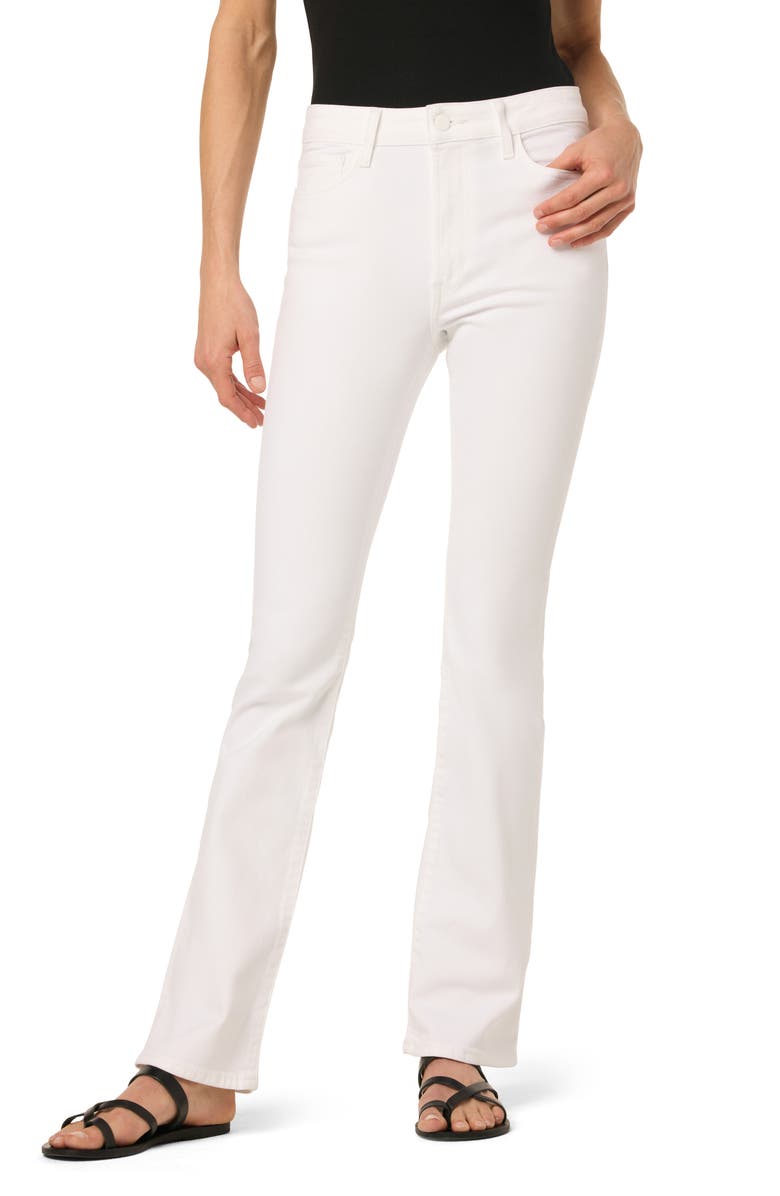 Joe's High Waist Curvy Bootcut Jeans, Main, color, White