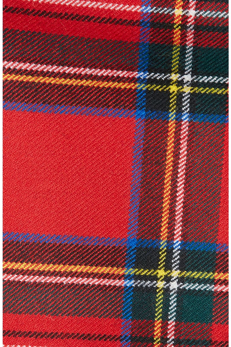 Red Tartan Plaid Wool Pocket Square, Alternate, color, RED