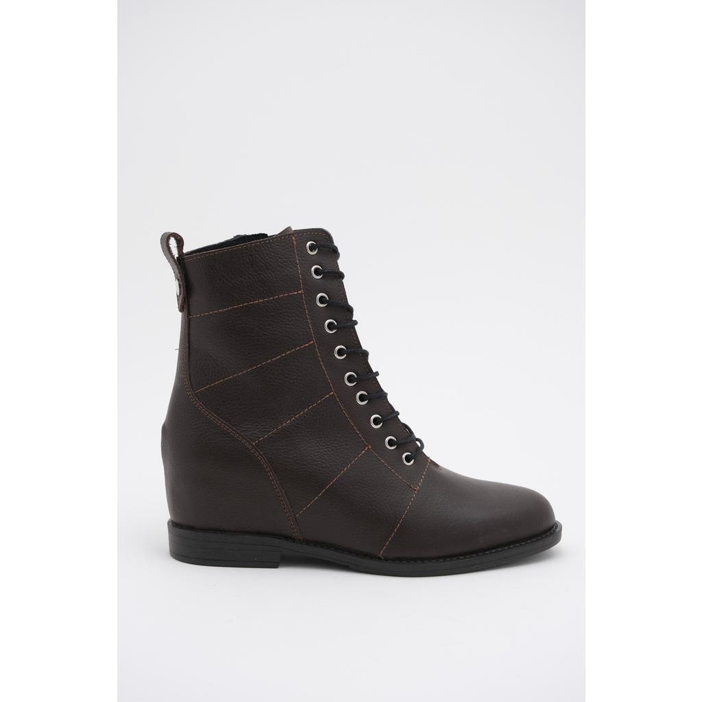 Forever & Always Shoes Tivona Leather Boot In Multi