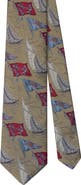 Robert Talbott Robert Best Of Class Boat Flags Nautical Silk Tie