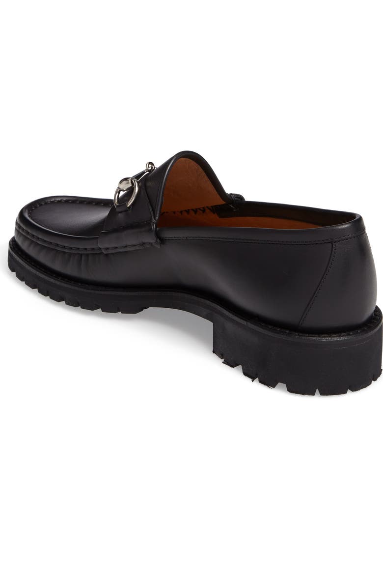 Gucci Classic Bit Lug Sole Loafer, Alternate, color,