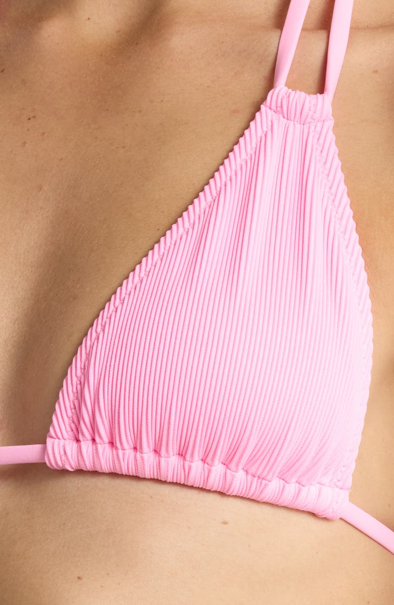 Kulani Kinis Halter Bikini Top, Alternate, color, Fairy Floss