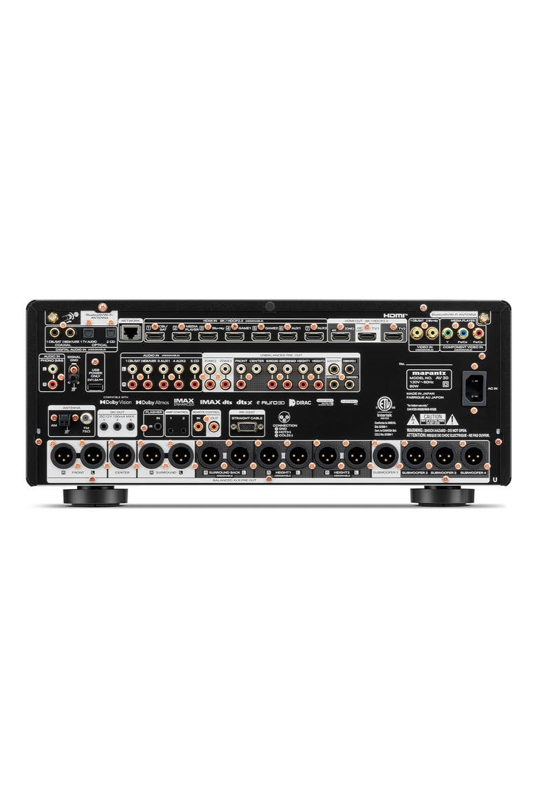 AV 30 11.4 Channel Balanced AV Preamplifier, Alternate, color, Black