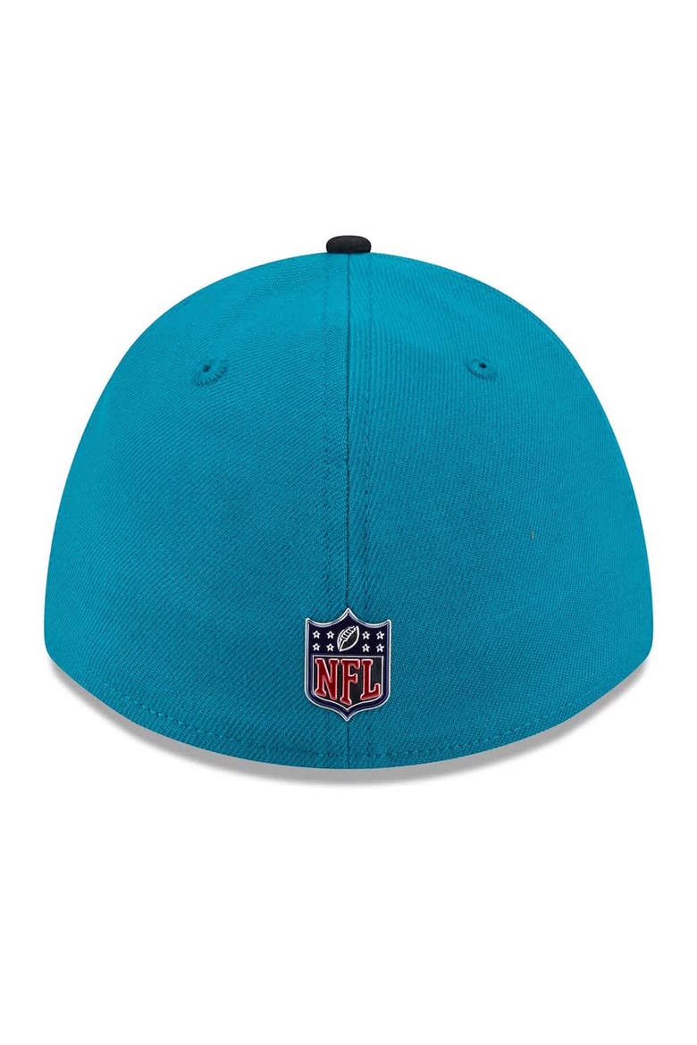 Men's New Era  Teal/Black Jacksonville Jaguars 2026 NFL Draft 39THIRTY M-Crown Flex Hat, Alternate, color, Teal