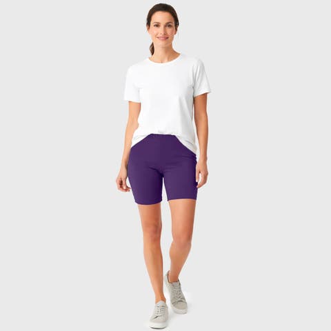 Womens Soft 100% Cotton Bike Short