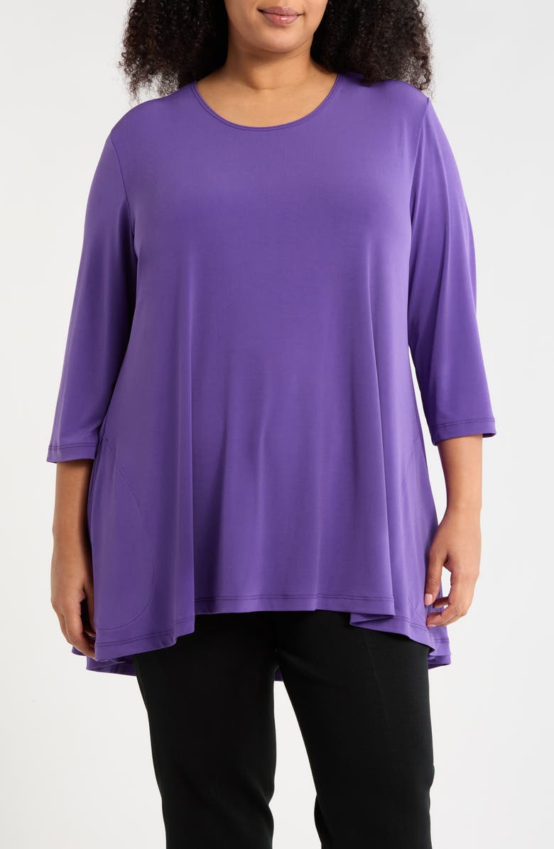 Vikki Vi Swing Tunic, Main, color, Iris