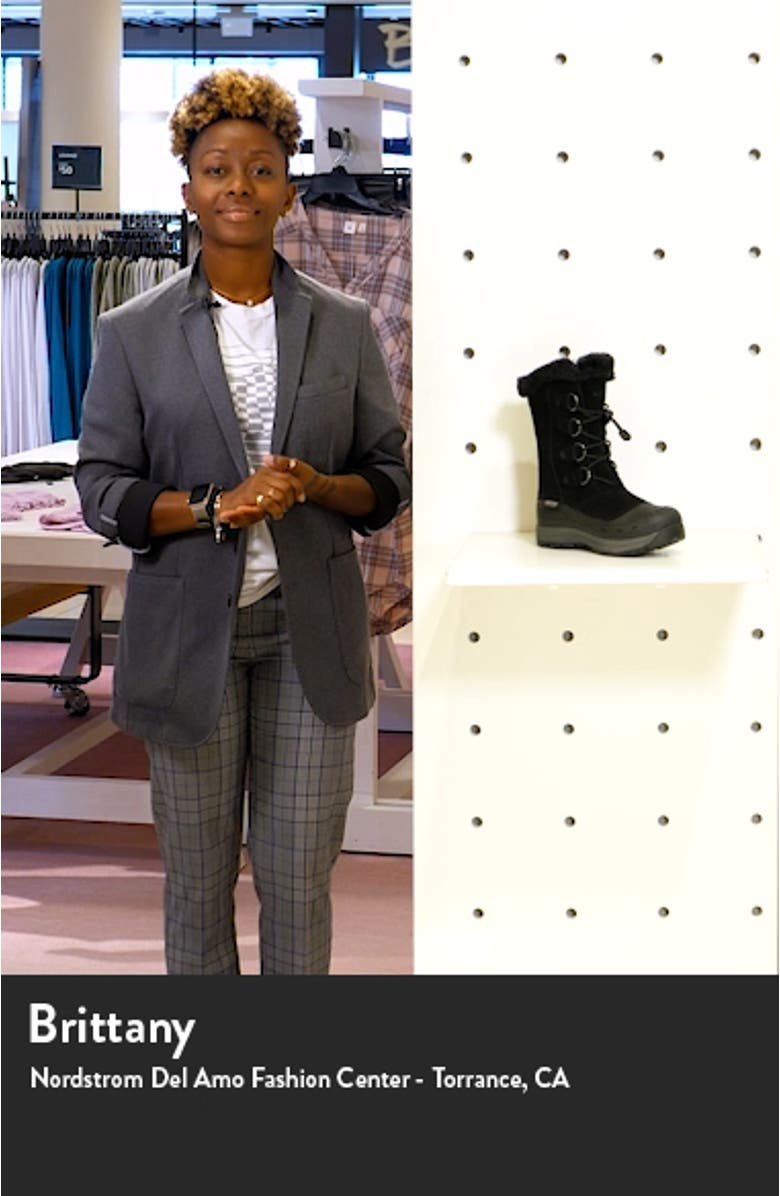 Chloe Waterproof Winter Boot with Faux Fur Trim, sales video thumbnail