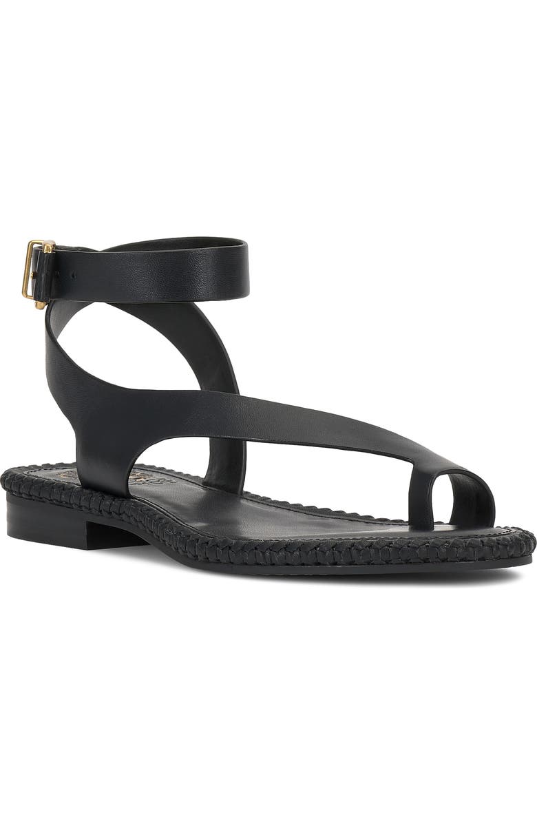 Vince Camuto Libahs Ankle Strap Sandal, Main, color, Black