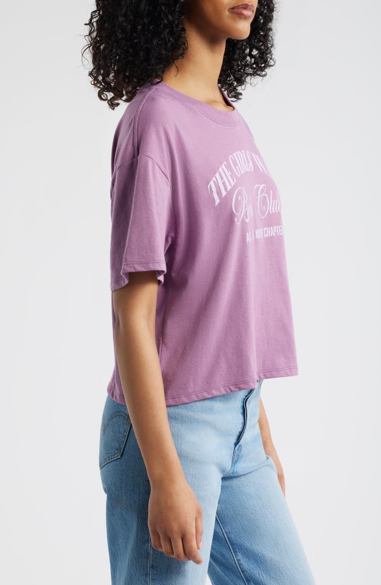 Vinyl Icons The Girls Want Oversize Graphic T-Shirt, Alternate, color, Purple