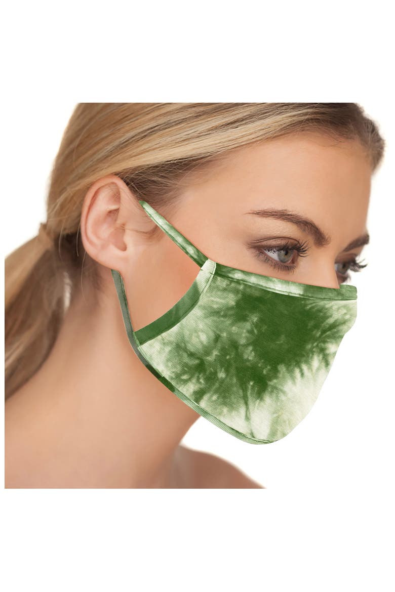 5-Pack Adult Face Masks, Alternate, color, BLK/ WHT/ BLU/ GRN/ RED