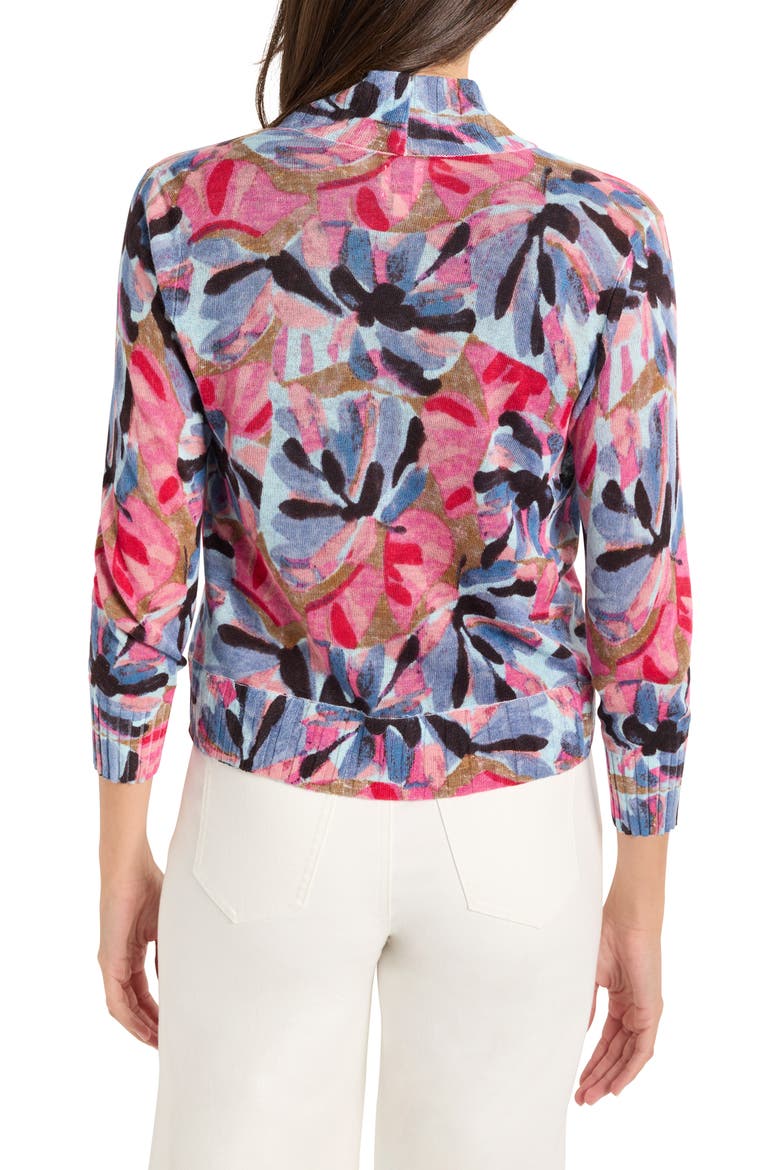 Firework Foliage Bolero Cardigan, Alternate, color, BLUE MULTI