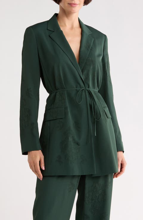 Jacquard Longline Blazer