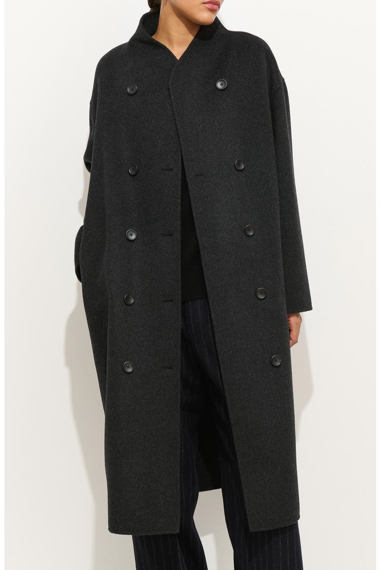 Sophia Wool Blend Coat, Main, color, CHARCOAL