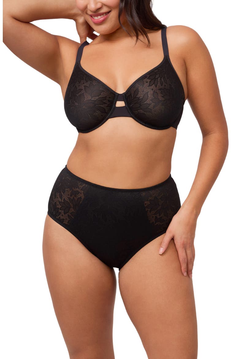 Contoure Smoothing Briefs, Alternate, color, BLACK