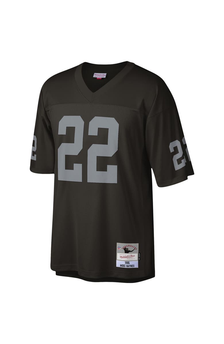 Mitchell & Ness Men's Mitchell & Ness Mike Haynes Black Las Vegas Raiders Legacy Replica Jersey, Alternate, color, Black