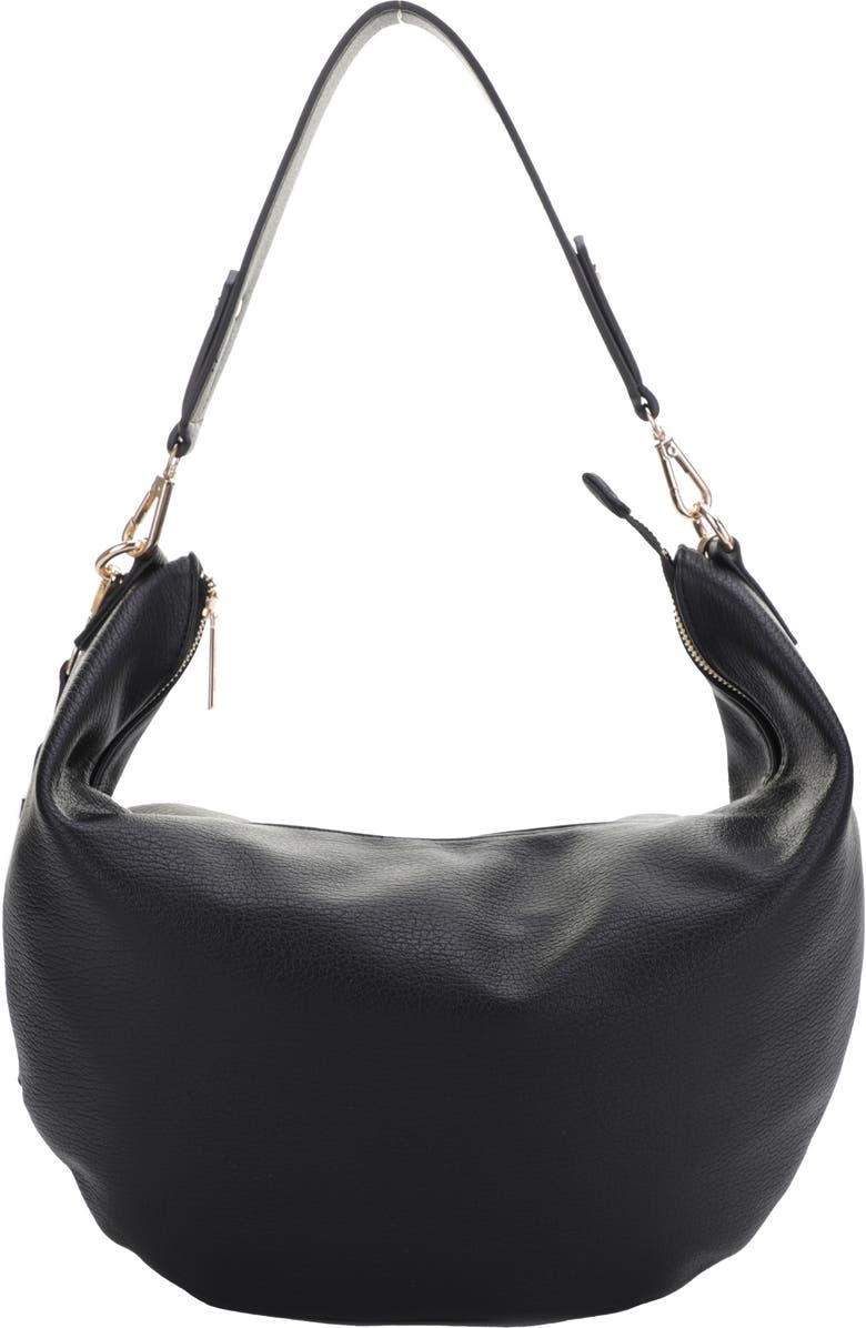 Mali + Lili Megan Recycled Vegan Leather Hobo Sling Bag, Main, color,