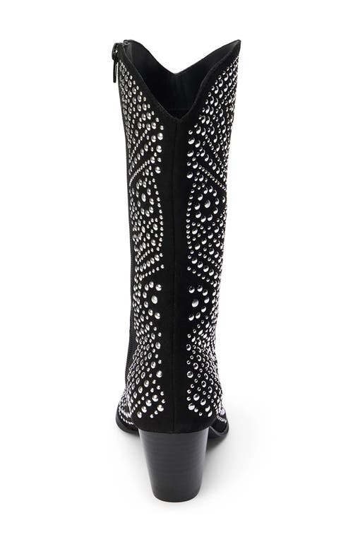 Matisse Twain Studded Western Boot In Black