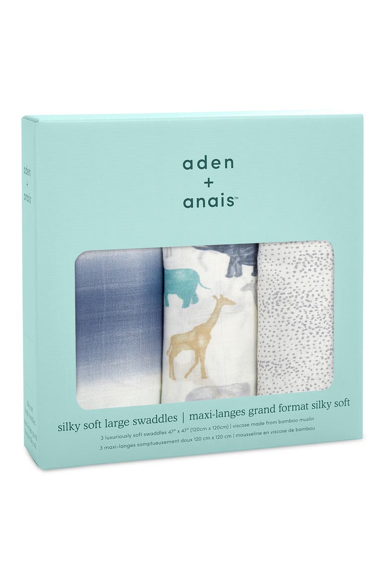 3-Pack Silky Soft Swaddling Cloths, Alternate, color, EXPEDITION