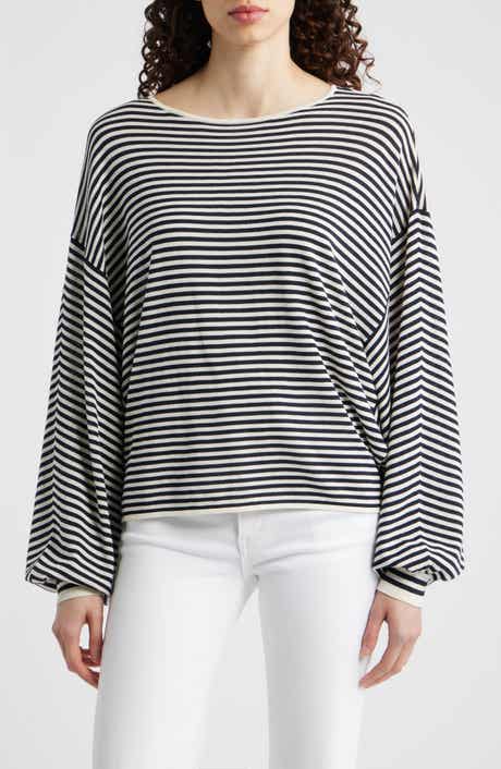 Slouchy Stripe Sweater