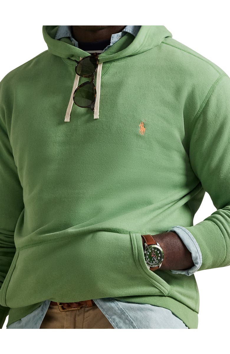 Polo Ralph Lauren Big & Tall Perfect Fleece Hoodie, Alternate, color, Outback Green
