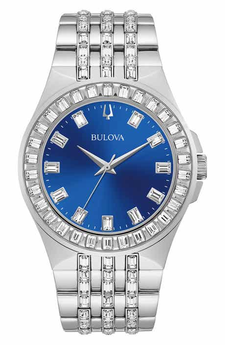 BULOVA Phantom Crystal Bracelet Watch, 42mm