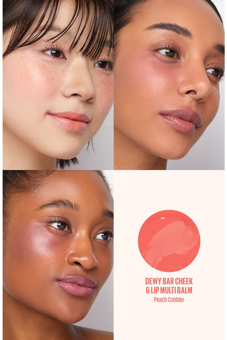 Dewy Bar Blush & Lip Balm, Alternate, color, PEACH COBBLER