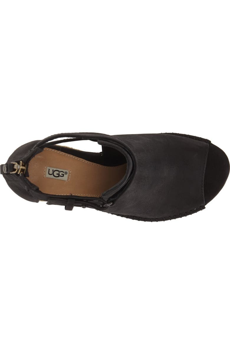 UGG<sup>®</sup> 'Jolina' Open-Toe Wedge, Alternate, color,