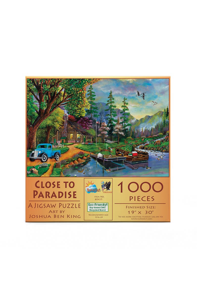 Sunsout Close to Paradise 1000 piece Jigsaw Puzzle for Adults, Alternate, color, Multicolor