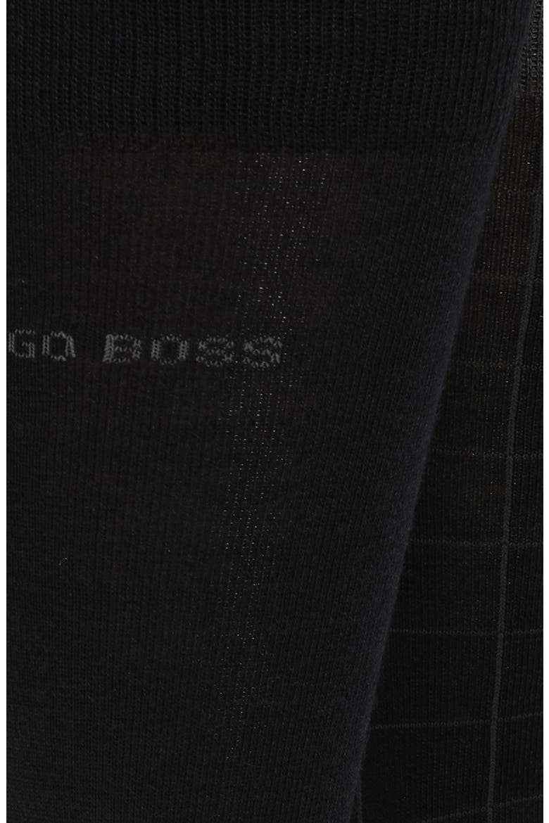 2-Pack Wool Blend Socks, Alternate, color, BLACK