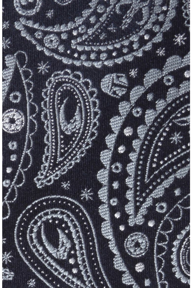 Star Wars™ Mandalorian Blue Paisley Silk Tie, Alternate, color, BLUE