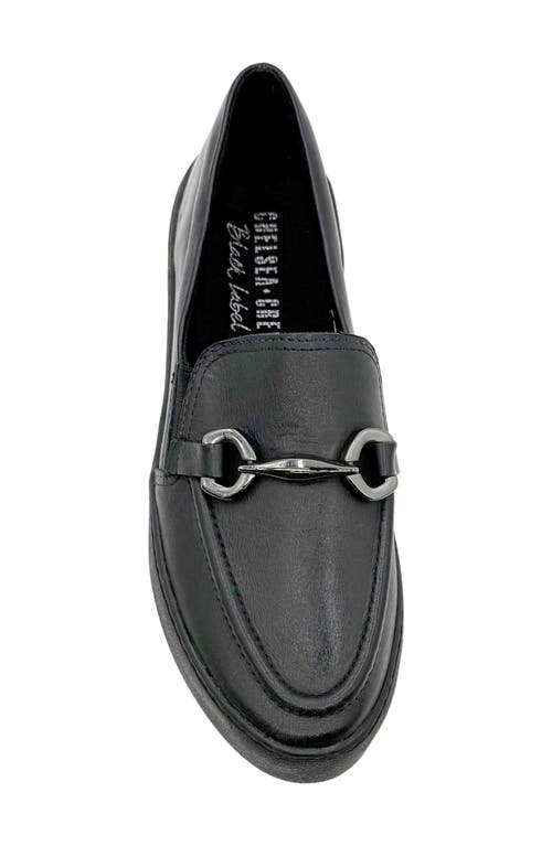 Chelsea Crew Wonka Bit Platform Loafer In Black Leather