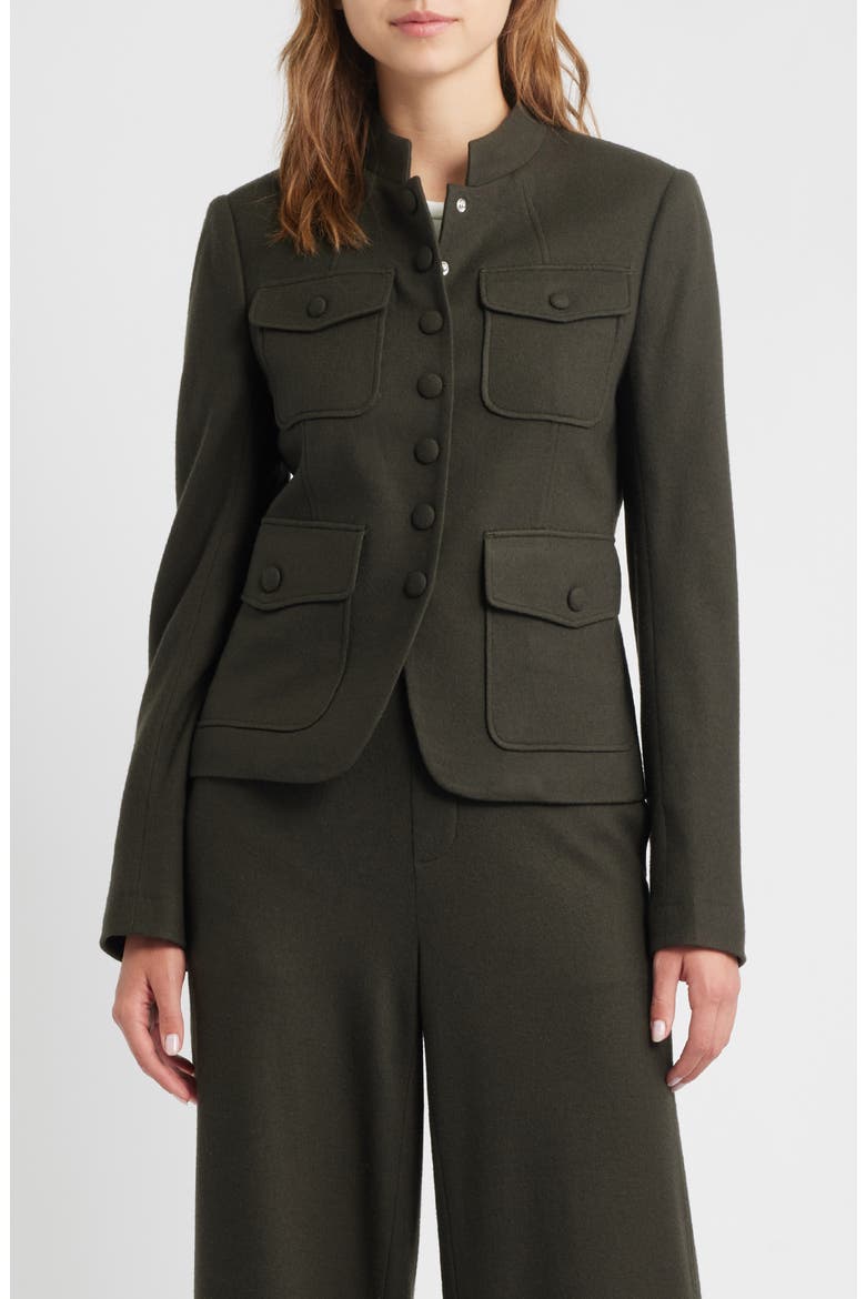 Mercer Wool Jacket, Main, color, ARMY